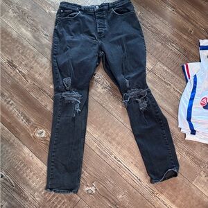 Ksubi Distressed Black Jeans